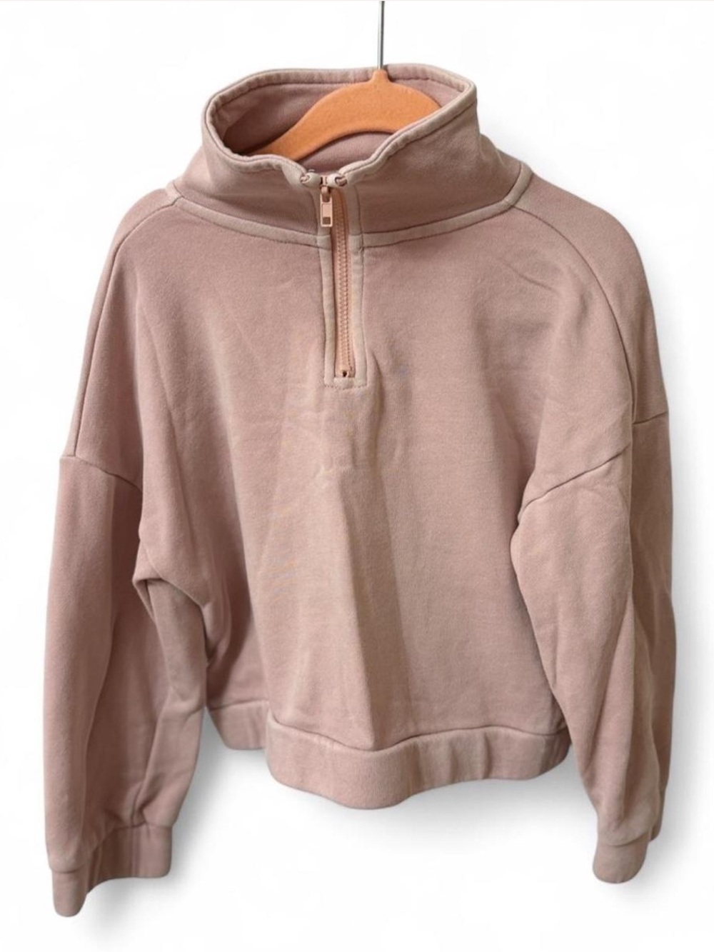 Cotton On Kids Quarter-Zip Pullover Sweatshirt